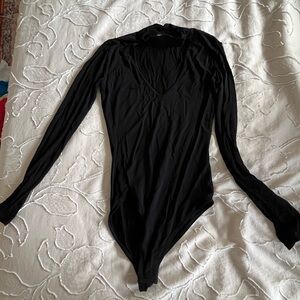 Black Long Sleeve Bodysuit